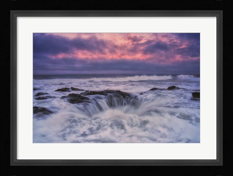 Framed Chaos at the Well Print