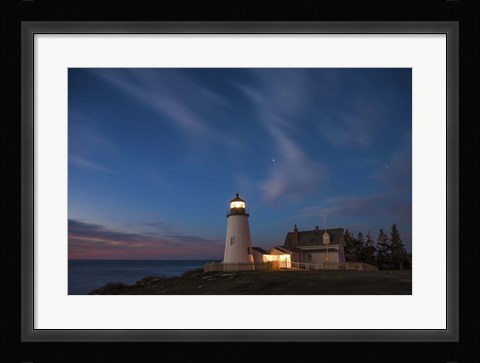 Framed Pemaquid Dawn Print