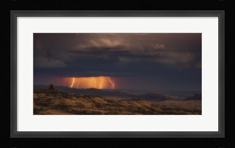 Framed Arches Light Show Print
