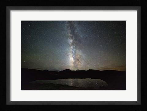 Framed Milky Way Indy Pass Print