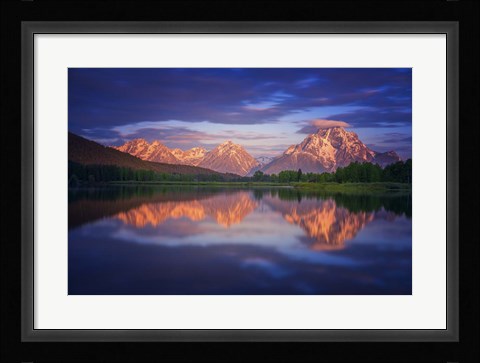 Framed Morans Cloudcap Print