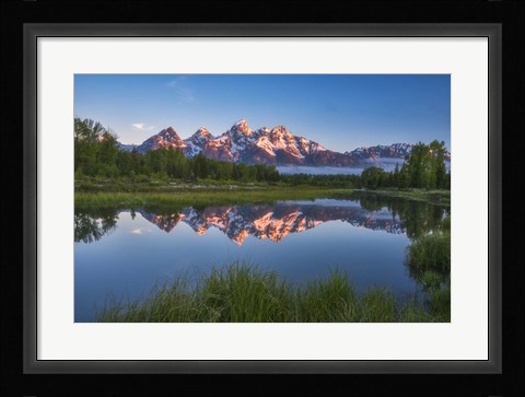 Framed Schwabacher Alpenglow Print