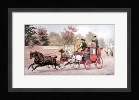 Framed Just Too Late Print