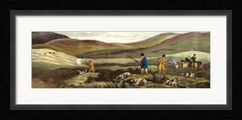 Framed Grouse Shooting Print