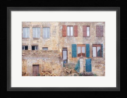 Framed Facade II Print