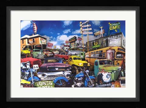 Framed Arbon Cafe Print