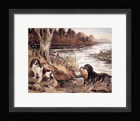 Framed Brought to Bank Print