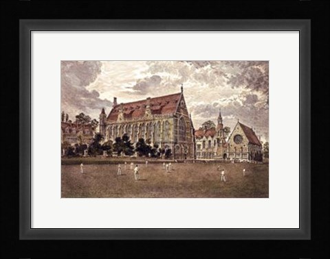 Framed Clifton College Print
