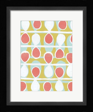 Framed Retro Stems I Print