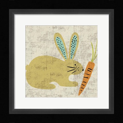 Framed Ada's Bunny Print