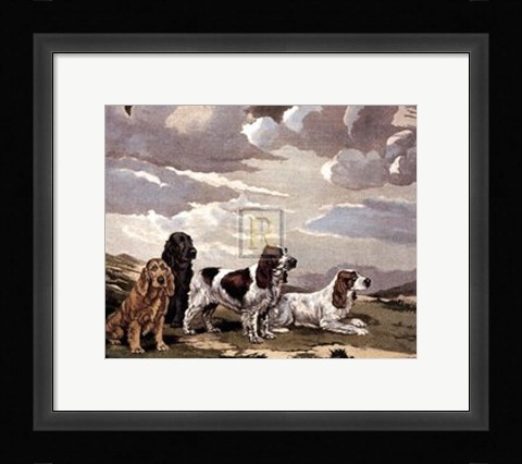 Framed Merry Cockers Print