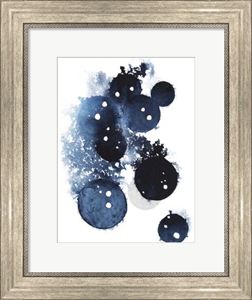 Framed Blue Galaxy II Print