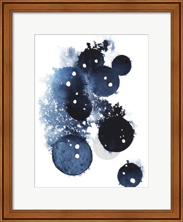 Framed Blue Galaxy II Print