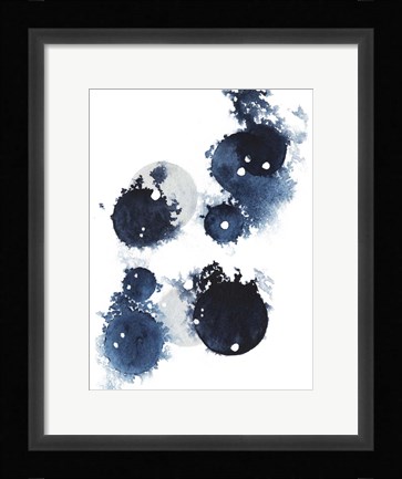 Framed Blue Galaxy III Print