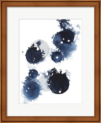 Framed Blue Galaxy III Print