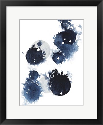 Framed Blue Galaxy III Print