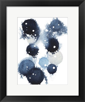 Framed Blue Galaxy IV Print