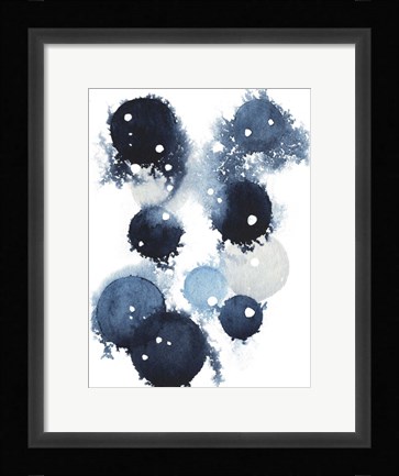 Framed Blue Galaxy IV Print