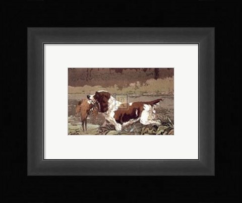 Framed Springer and Pheasant (Small) Print