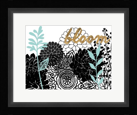 Framed Lacy Garden II Print