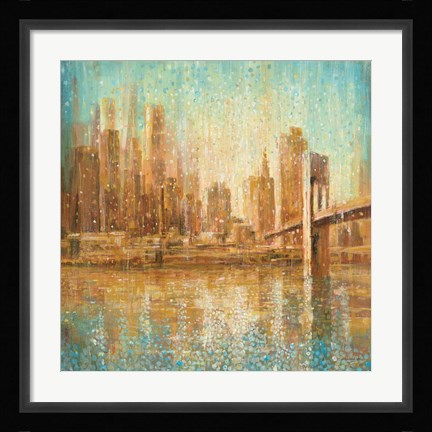 Framed Champagne City Print