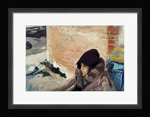 Framed Portrait of Maria as a Convalescent Print