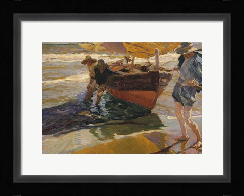 Framed Return of the Fishermen Print