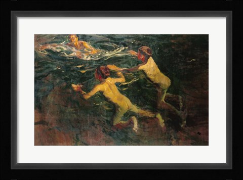 Framed Swimmers Print