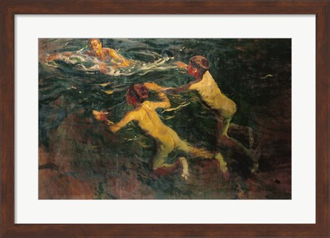 Framed Swimmers Print