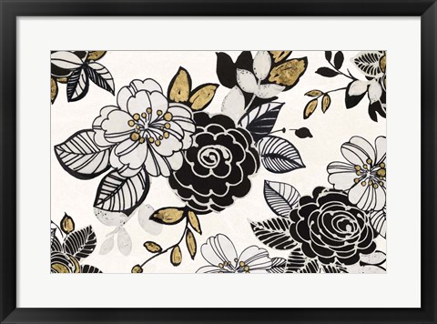 Framed Dream Garden I Print