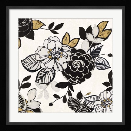 Framed Dream Garden III Print