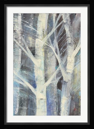 Framed Winter Birches II Print