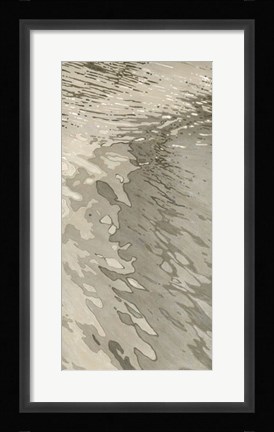 Framed Edge of the Beach Print