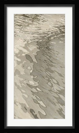 Framed Edge of the Beach Print