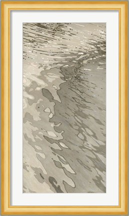 Framed Edge of the Beach Print