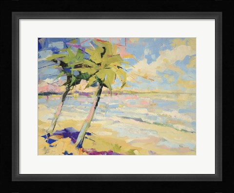 Framed Palms I Print