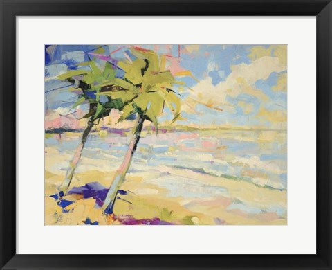 Framed Palms I Print