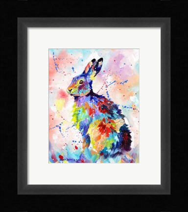 Framed Color Hare Print