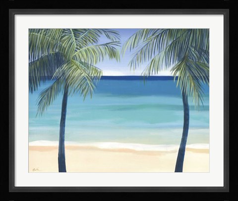 Framed Sea Breeze II Print