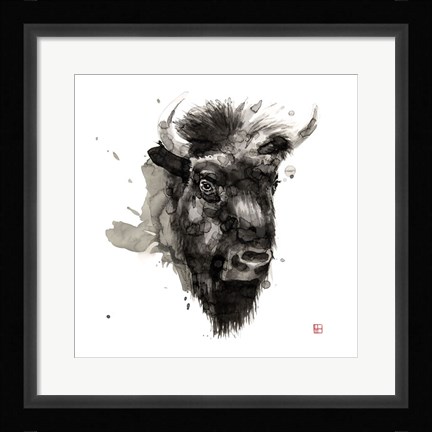 Framed Buffalo Print