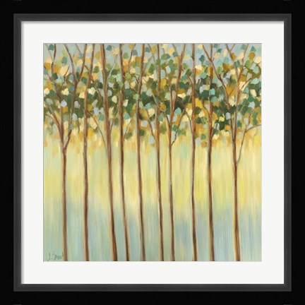 Framed Awakening Tree Tops Print