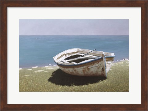 Framed Weathered Boat Print