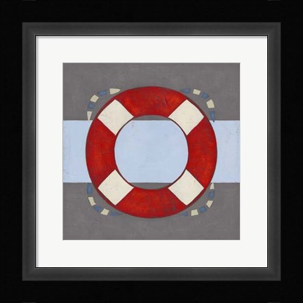 Framed Nautical Graphic II Print