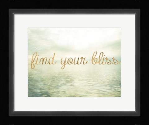 Framed Water Bliss I Print