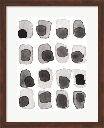 Framed Grey Slate III Print