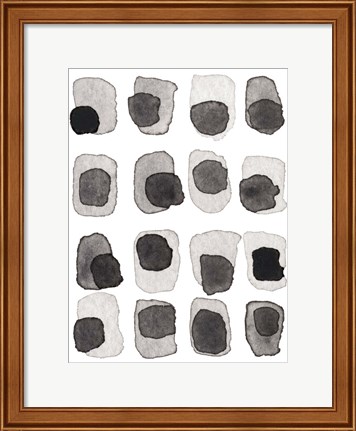 Framed Grey Slate III Print