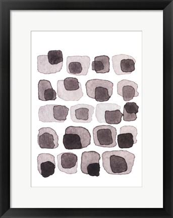 Framed Grey Slate IV Print