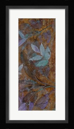 Framed Leaf Shimmer II Print