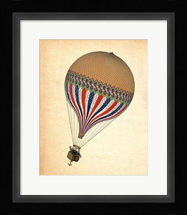 Framed Le Tricolore Print