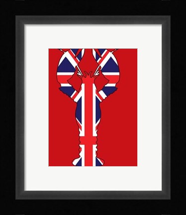 Framed Union Jack You're My Lobster Print